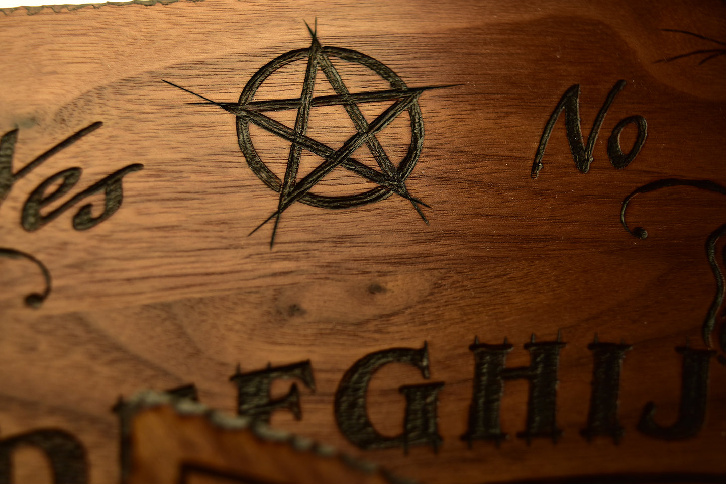 Elegant Walnut Burned
