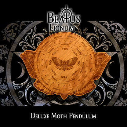 Pendulum dowsing board -  Deluxe Deathmoth