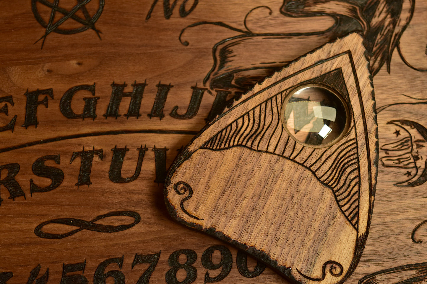 Elegant Walnut Burned